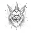 Wizard spell tattoo design idea