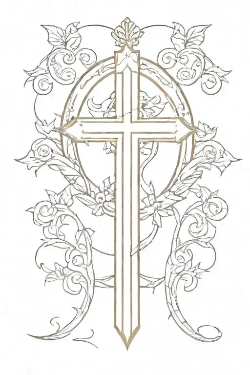 Catholic inspired tattoo tattoo design idea