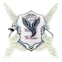 pocket watch with wings tattoo design idea