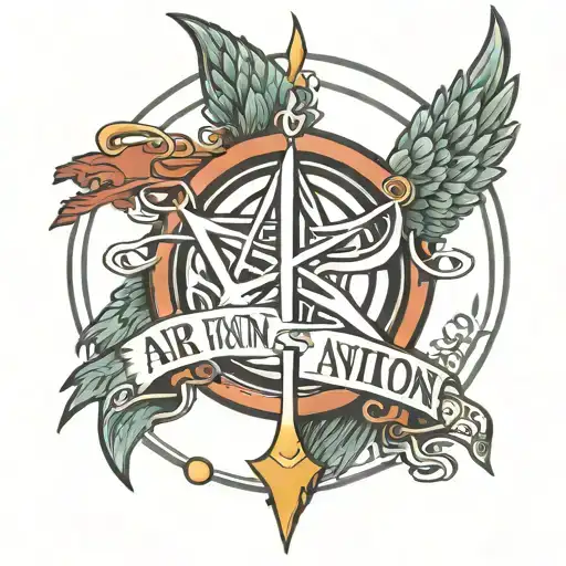 Air nation symbol with "It's at our lowest point, that we are open to our greatest change" written within it. from atla  tattoo design idea