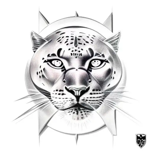 Panther tattoo design idea