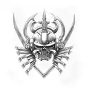 warhammer 40k dark angels tattoo design idea
