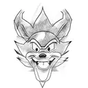 goku and mickey mouse tattoo design idea