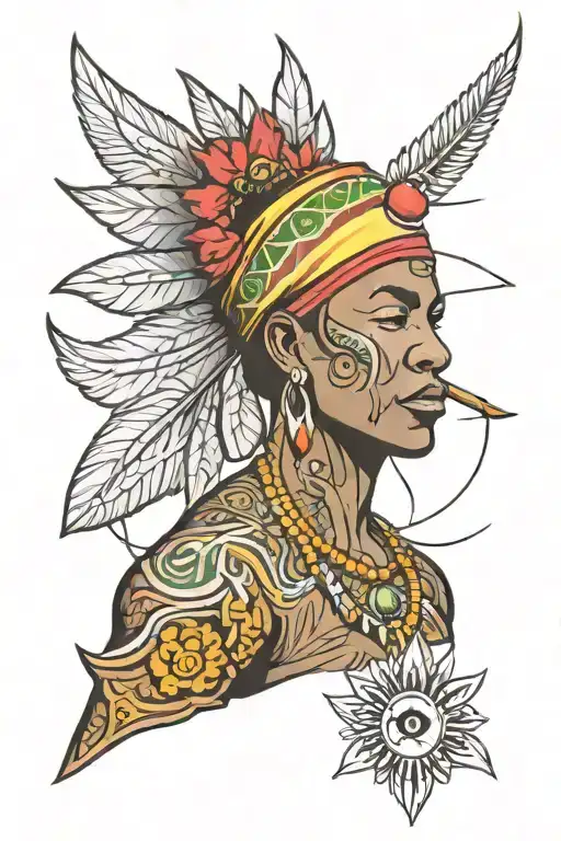 orishas santeria yoruba orisha shoulder tattoo tattoo design idea