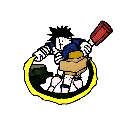 mechanic hard work tattoo design idea