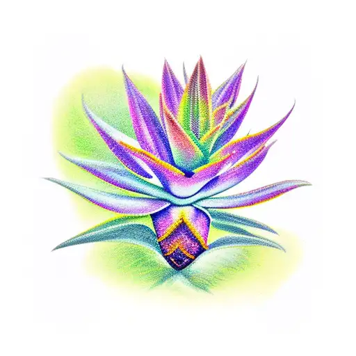 bromeliads tattoo design idea