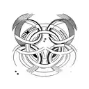 Olympic Rings Around Team USA tattoo design idea