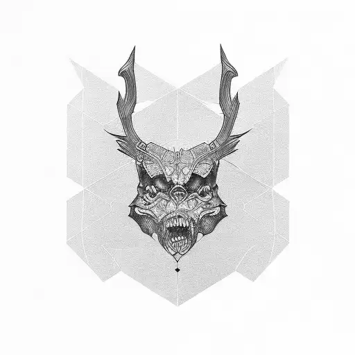 Minimalist ruler with standard metric and imperial units tattoo design idea