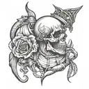 gay chastity slave  tattoo design idea