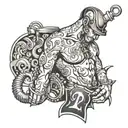 gay chastity slave  tattoo design idea