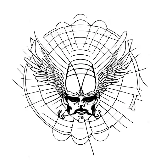 Icarus tattoo design idea