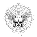 Icarus tattoo design idea
