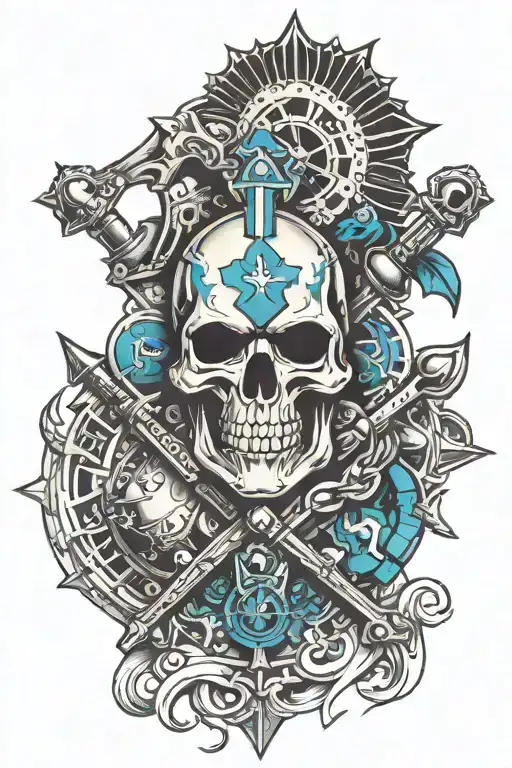 warhammer alpha legion tattoo design idea