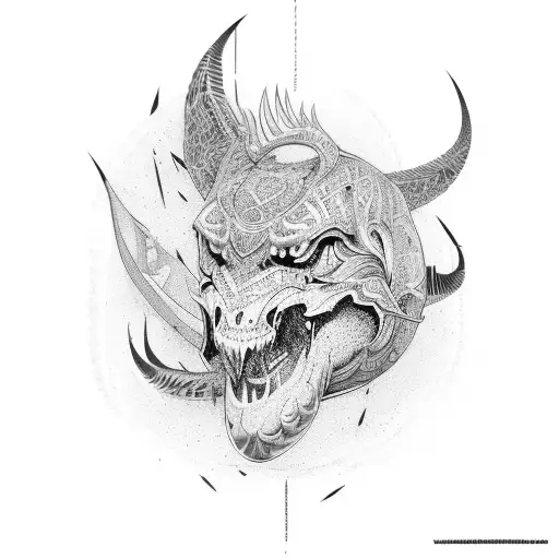 Brokkoli with joint tattoo design idea