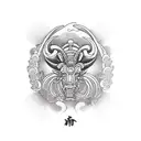 aries/Māori tattoo design idea