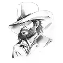 small Red dead redemption tattoo tattoo design idea