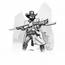 small Red dead redemption tattoo tattoo design idea