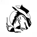 small Red dead redemption tattoo tattoo design idea