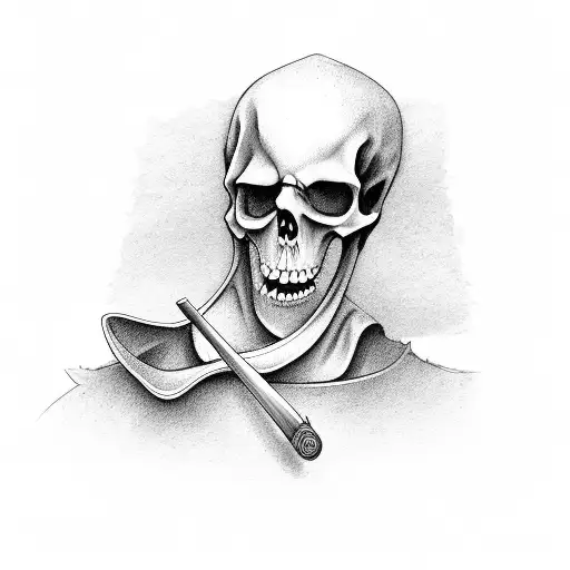 Grim Reaper, playboy tattoo design idea