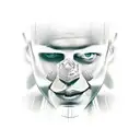 Formula one Car 2011without Brands light turned frontview tattoo design idea