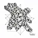 The name Teddy bear tattoo design idea