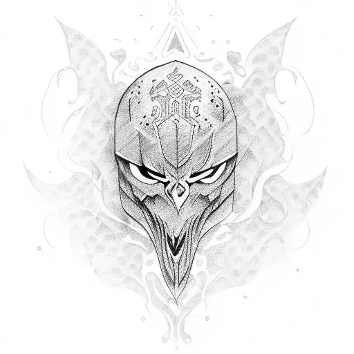 Ghostface  tattoo design idea