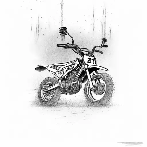 to fast to live to young to die dirt bike saying tattoo design idea
