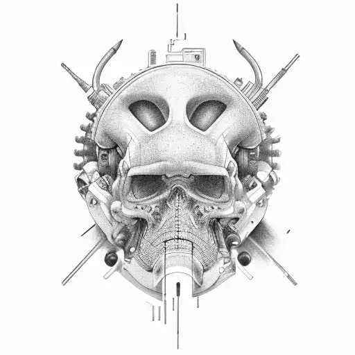 gearhead tattoo design idea