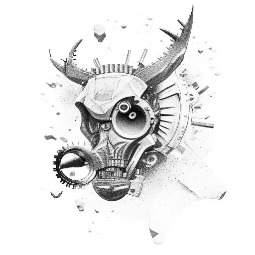 gearhead mechanic  tattoo design idea