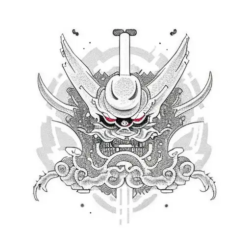 8 bit monster computer tattoo design idea