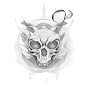 pinup tattoo design idea