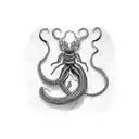 centipede tattoo design idea