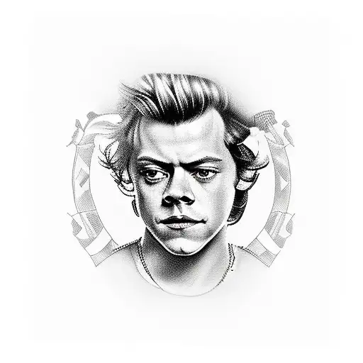 Harry styles Wembley night 1 tattoo design idea