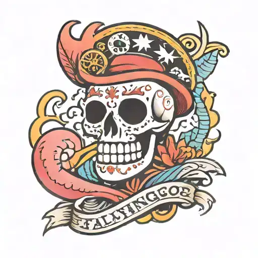 Donflamingo one piece tattoo design idea
