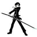 kirito sword tattoo design idea