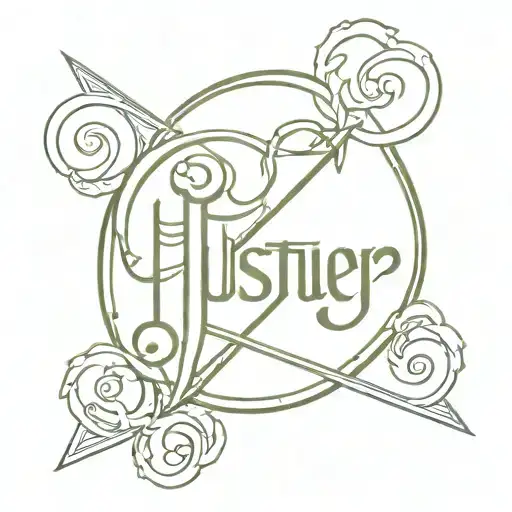 hustler anagram using ram tattoo design idea