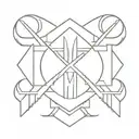 hustler anagram using ram tattoo design idea