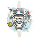 Spaghetti tattoo design idea