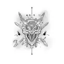 adrenaline molecule tattoo design idea