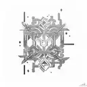 adrenaline molecule tattoo design idea