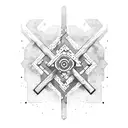 adrenaline molecule tattoo design idea