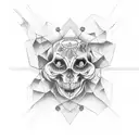 metanoia y arte surrealista tattoo design idea