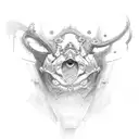 Double R tattoo design idea