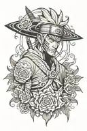 Shinigami Naruto tattoo design idea