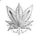 tattoo for 4 friend including weed leaf tattoo design idea