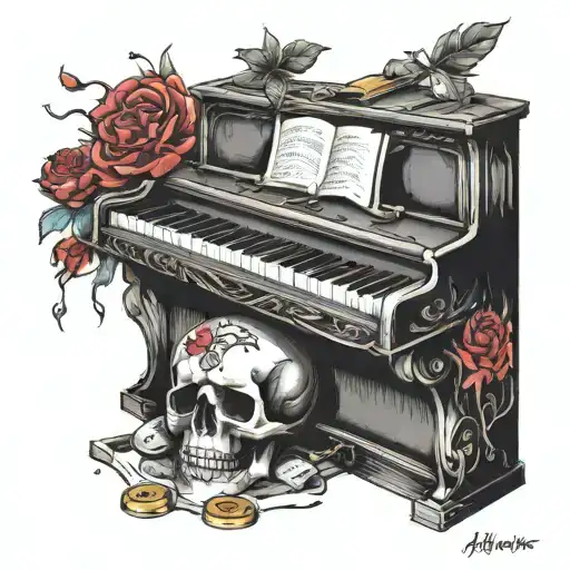 Pm me directly on messenger A girl got killed. The killer took her iPhone, air pods, piano and her money. tattoo design idea