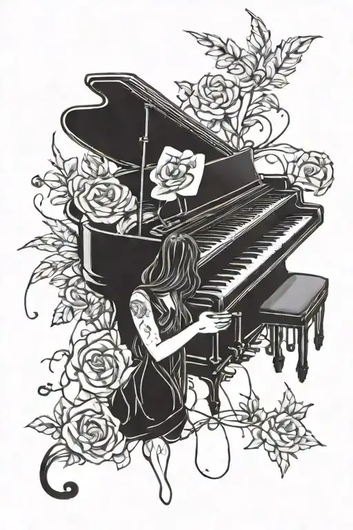 Pm me directly on messenger A girl got killed. The killer took her iPhone, air pods, piano and her money. tattoo design idea