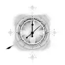11:11, clock, cross, Akashic tattoo design idea