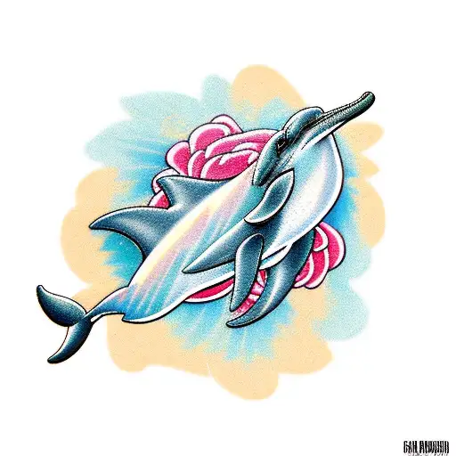 dolphin tattoo design idea