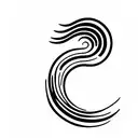 wave barrel tattoo design idea